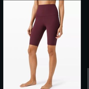 Lululemon super high rise short align cassis